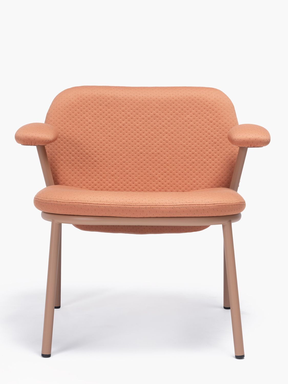 Lana Easy Chair Steel Low Back with Armrests